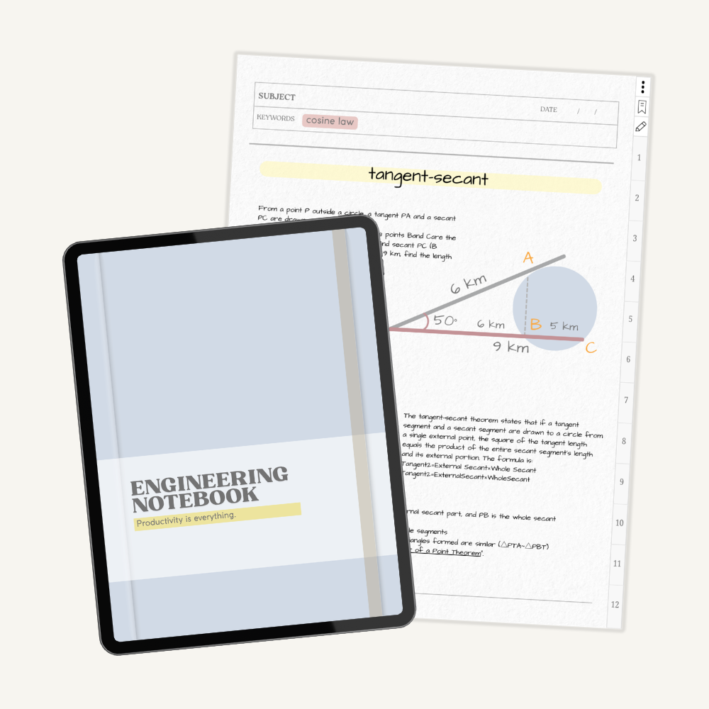 Engineering and Architecture Digital Notebook